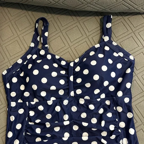 TemptMe One Piece Swimsuit Women Vintage Swimwear Tummy Control Slimming  XXL - Picture 6 of 13